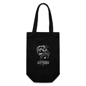 Staffordshire Bull Terrier Papa Chiens Chien Wilsigns - Sac à bouteille - noir - Devant