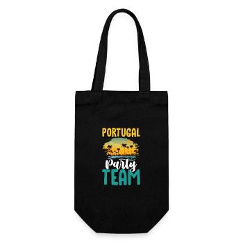Portugal Party Team - Gift Bag for Bottles - black - Front