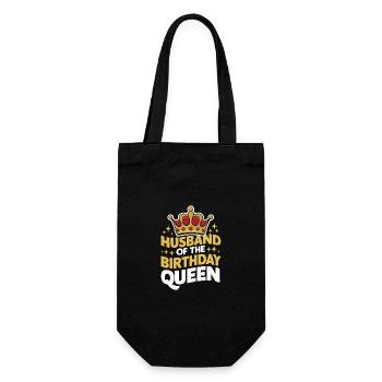 Husband, Spouse, Family, Wedding - Gift Bag for Bottles - black - Front