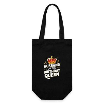 Husband, Spouse, Family, Wedding - Gift Bag for Bottles - black - Front