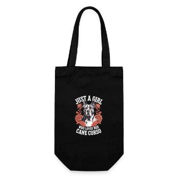 Cane Corso Dog - Gift Bag for Bottles - black - Front