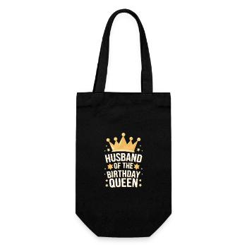 Husband, Spouse, Family, Wedding - Gift Bag for Bottles - black - Front