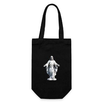 Jésus-Christ - Silhouette Religion Design - Sac à bouteille - noir - Devant