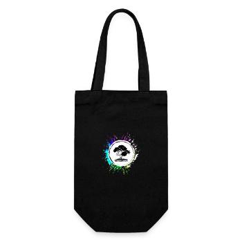 Symbole de l’icône du bonsaï - Sac à bouteille - noir - Devant