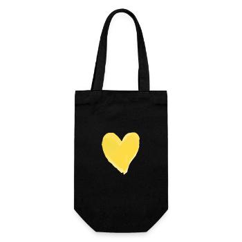 Heart Love In Love Symbol - Gift Bag for Bottles - black - Front