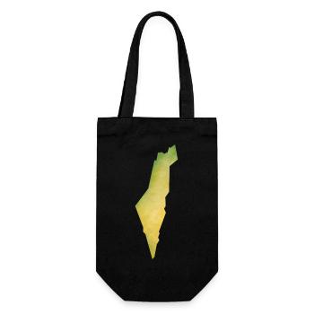 Israel - Gift Bag for Bottles - black - Front