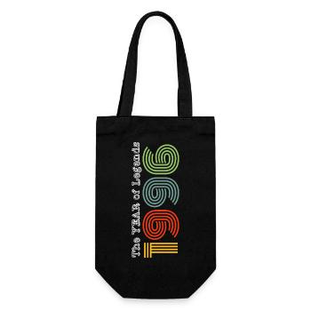 Vintage 1996 - Geschenkbeutel für Flaschen - Schwarz - Vorne