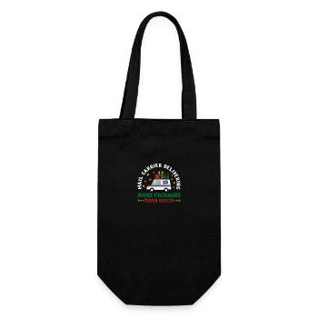Postman Postman Postman Postman - Gift Bag for Bottles - black - Front