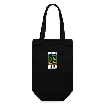 Meteorology pun for meteorologist - Gift Bag for Bottles - black - Front