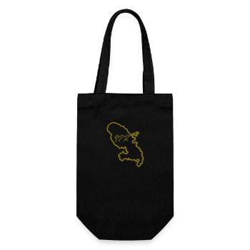 carte martinik or - Sac à bouteille - noir - Devant