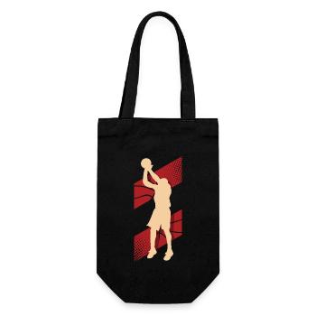 Basketball Basketball Player - Gift Bag for Bottles - black - Front