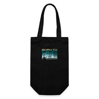 Born to rise up - Gift Bag for Bottles - black - Front