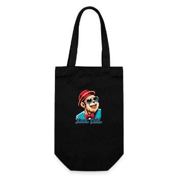 keep cool - Gift Bag for Bottles - black - Front