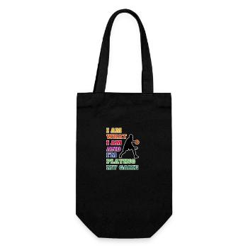 Basketball Liebe. Basketball - Mein Spiel, My Game - Geschenkbeutel für Flaschen - Schwarz - Vorne
