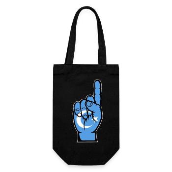 Drapeau ouïghour numéro 1 - Sac à bouteille - noir - Devant