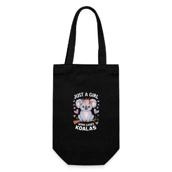 Koala Koala Koala Ours Koala Animal - Sac à bouteille - noir - Devant