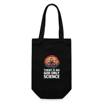 Atheism, Atheist, Anti-Religion, Agnostic - Gift Bag for Bottles - black - Front