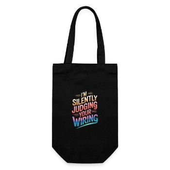 Électricien Électronicien Technicien Artisan Métier Disant - Sac à bouteille - noir - Devant