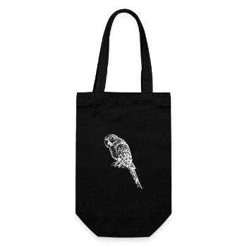 Perroquet Tropical Exotique - Sac à bouteille - noir - Devant