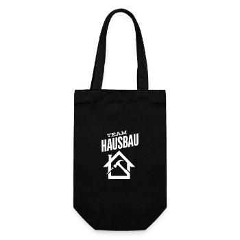 Team House Construction - Gift Bag for Bottles - black - Front
