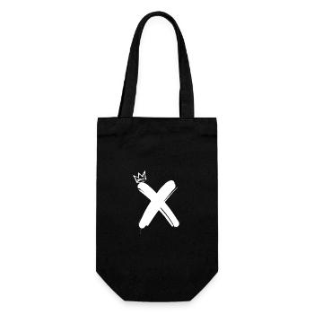 X - Gift Bag for Bottles - black - Front