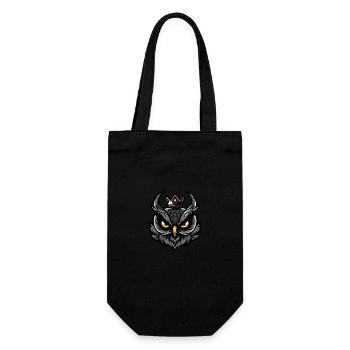 Couronne de tête de hibou - Sac à bouteille - noir - Devant