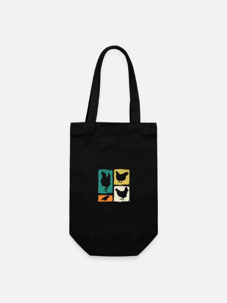 Poules Poule - Sac à bouteille - noir