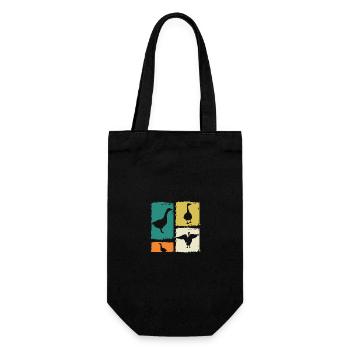 Goose - Gift Bag for Bottles - black - Front