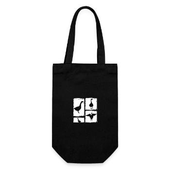 Goose - Gift Bag for Bottles - black - Front