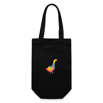 Goose - Gift Bag for Bottles - black - Front