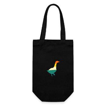 Goose - Gift Bag for Bottles - black - Front