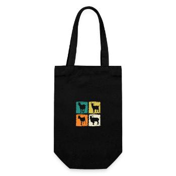 Chèvres - Sac à bouteille - noir - Devant