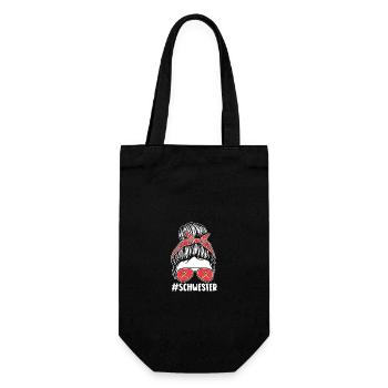 Joueuse de hockey sur gazon Sœur Hockey sur gazon - Sac à bouteille - noir - Devant