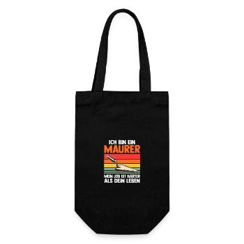 Master Bricklayer Journeyman Bricklayer - Gift Bag for Bottles - black - Front