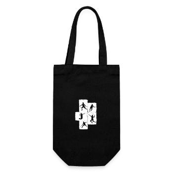 Federball Badminton - Gift Bag for Bottles - black - Front
