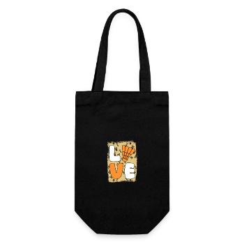 Federball Badminton - Gift Bag for Bottles - black - Front