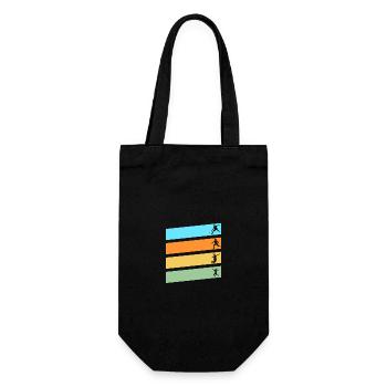 Federball Badminton - Gift Bag for Bottles - black - Front