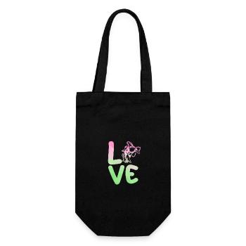 Poules Coq Pintade - Sac à bouteille - noir - Devant