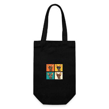 Chien Chihuahua - Sac à bouteille - noir - Devant