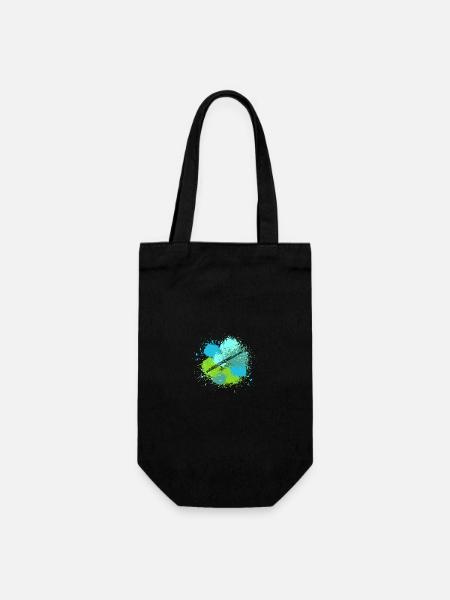 Flötist Querflöte - Geschenkbeutel für Flaschen - Schwarz