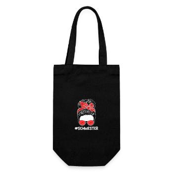 Flûtiste Sœur Flûte - Sac à bouteille - noir - Devant