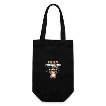 Sloth Felix - Gift Bag for Bottles - black - Front