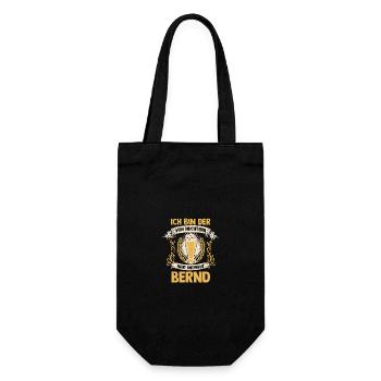 Bière Amateurs de bière Alcool Célébrez Bernd - Sac à bouteille - noir - Devant