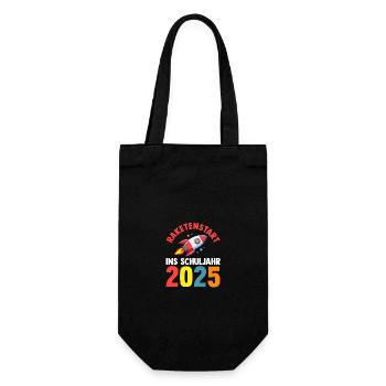 Kita Farewell First Grade School Enrollment 2025 - Gift Bag for Bottles - black - Front