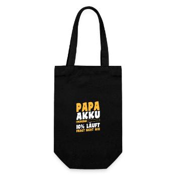 Father Team Dad - Gift Bag for Bottles - black - Front