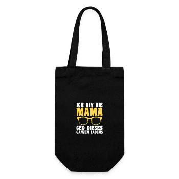 Mother Team Mom - Gift Bag for Bottles - black - Front