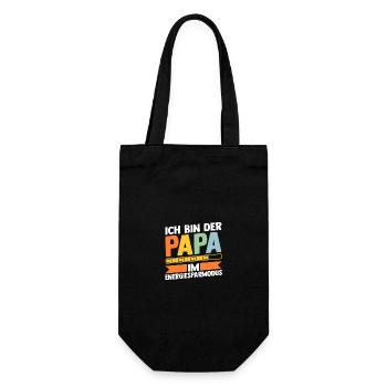 Father Team Dad - Gift Bag for Bottles - black - Front