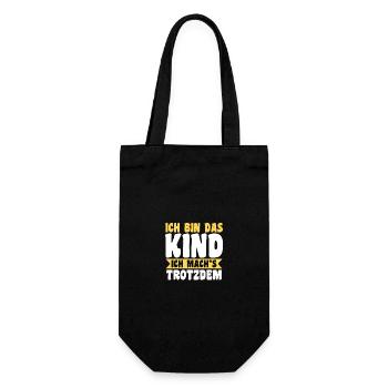 Daughter Son - Gift Bag for Bottles - black - Front