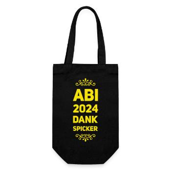 ABI - Funny Sayings - Gift Bag for Bottles - black - Front