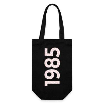41. GEBURTSTAG 1985 PUNKTE - Geschenkbeutel für Flaschen - Schwarz - Vorne